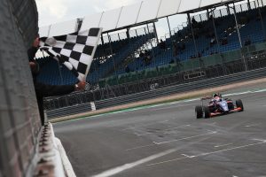 Clement Novalak takes a win at Silverstone in the BRDC British F3 Championship