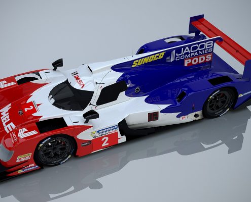 Rick Ware Racing number 2 Livery Design